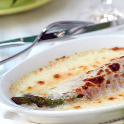 Asparagus Under a Blanket