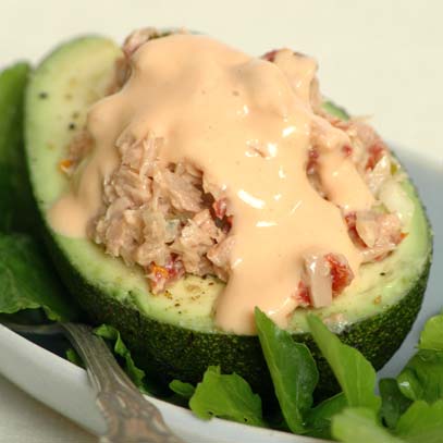 Avocado Ritz with Tuna