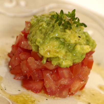 Avocado and Tomato Tartare