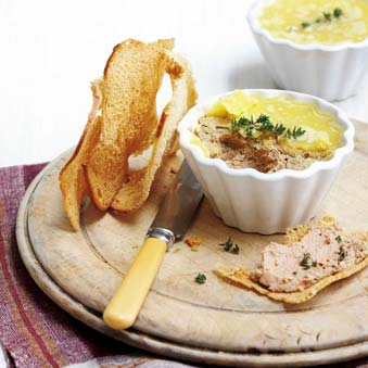 Baked Chicken Liver Paté