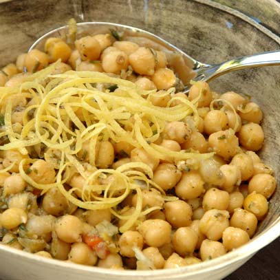 Chickpea Salad with Lemon