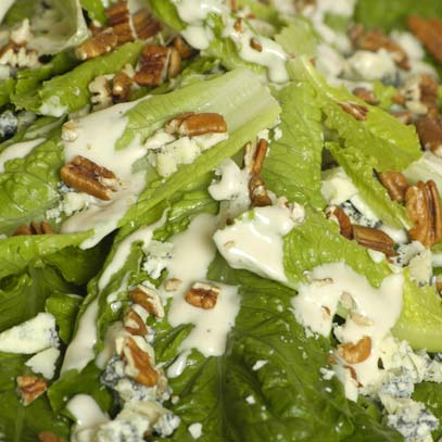 Cos Lettuce with Blue Cheese and Pecans