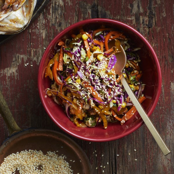 Crunchy Corn Slaw