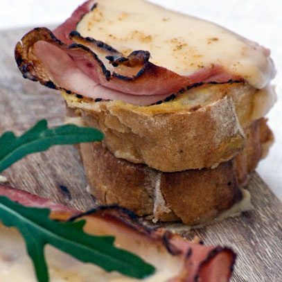 Deluxe Cheese and Ham Sandwiches