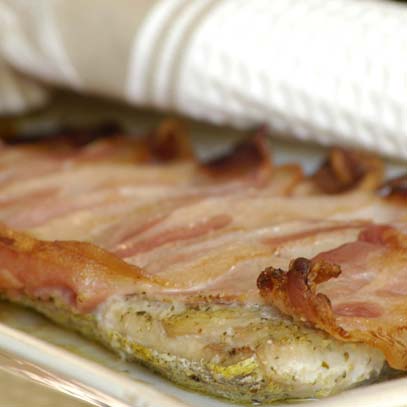 Fish with Bacon
