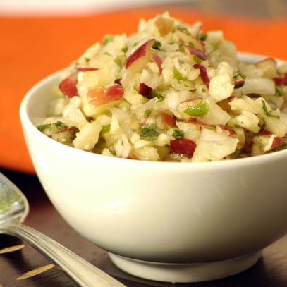 Fresh Apple Salsa with Mint and Honey