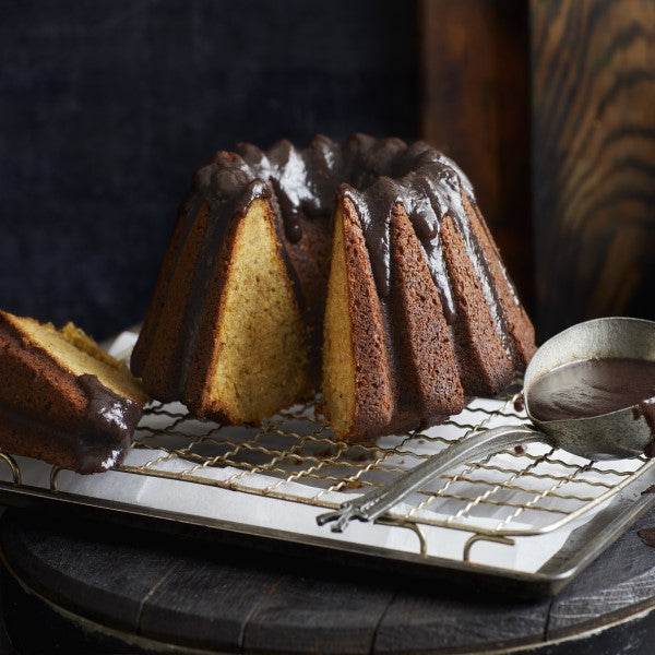 Ginger Cake de Luxe with Chocolate Ganaché