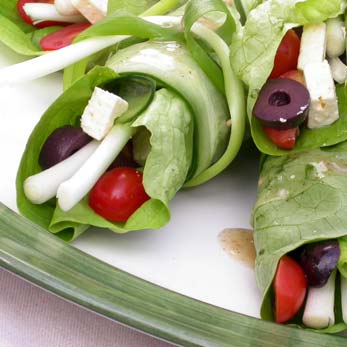 Greek Salad Wraps