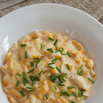 Haddock in Cheese Sauce