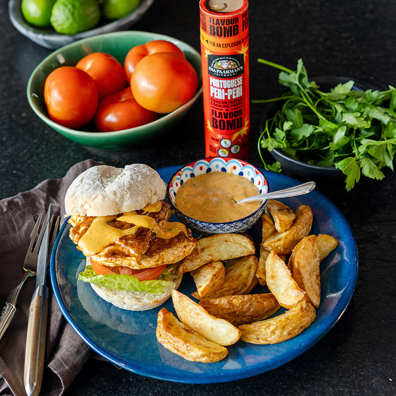 Peri-Peri Chicken Burgers