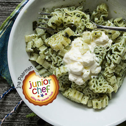 Quick Pasta with Basil Pesto