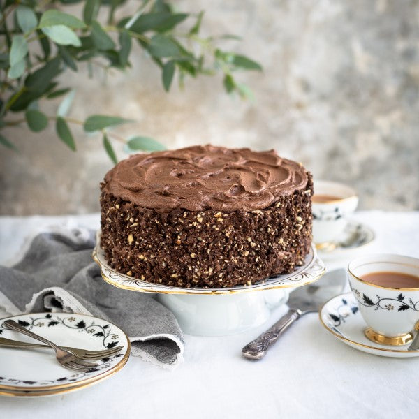3 Layer Chocolate and Orange Cake with Choc Almond Granules