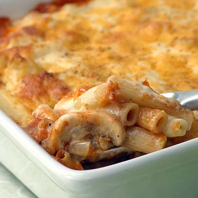 Macaroni Cheese with Mushrooms