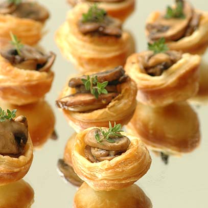 Mini Mushroom Tarts