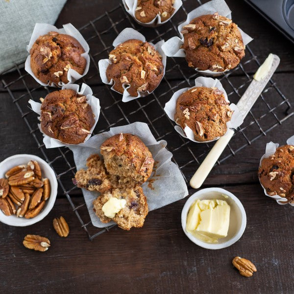 Whole-wheat Date and Nut Muffins