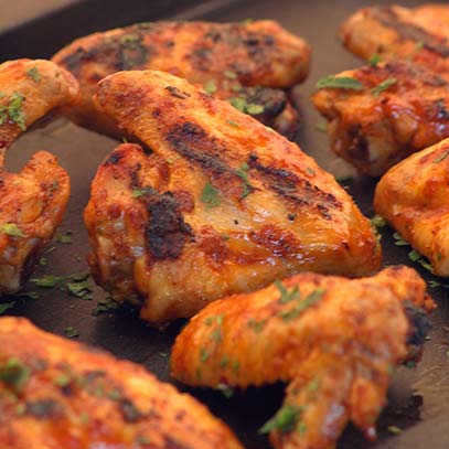 Peri-Peri Wings on the Braai