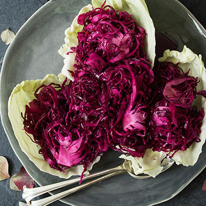 Red Cabbage Salad with Ginger