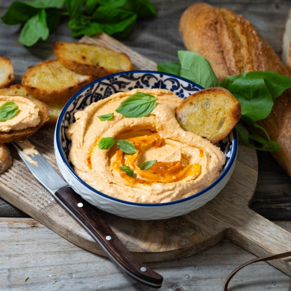 Roasted Red Pepper and Feta Paté
