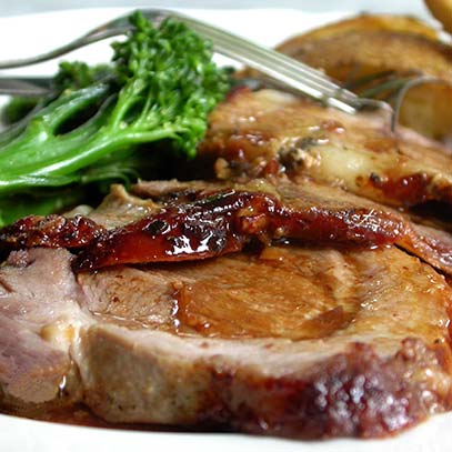 Roast Leg of Lamb with Anchovy