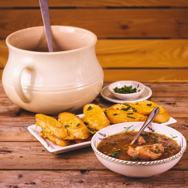 Meaty Onion Soup