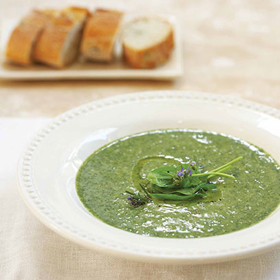 Spinach Soup with Rosemary