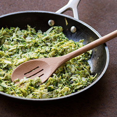 Stir-fry Courgettes with Basil