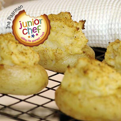 Stuffed Baked Potatoes with Cheese