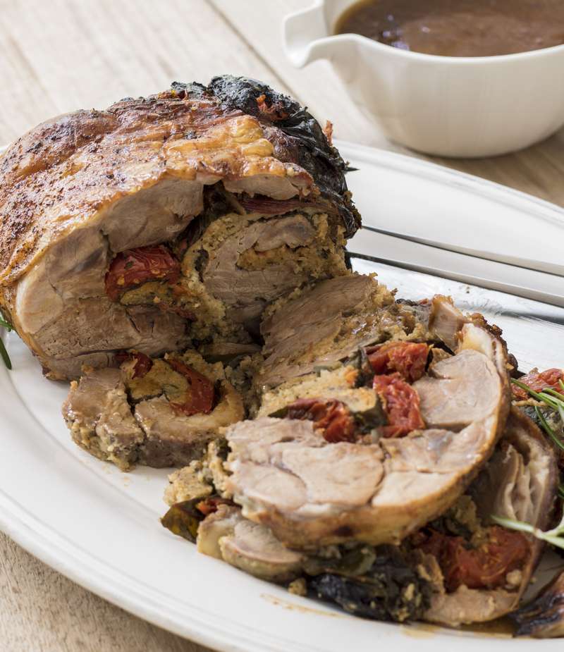 Stuffed Shoulder of Lamb