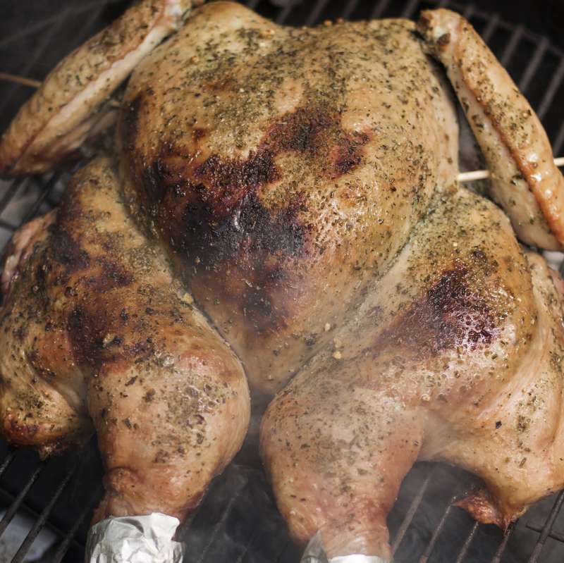 Turkey Flattie with Pistachio Stuffing