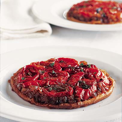 Upside Down Tomato Tart