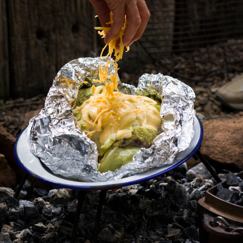 Cauliflower and Cabbage Cheese Parcel