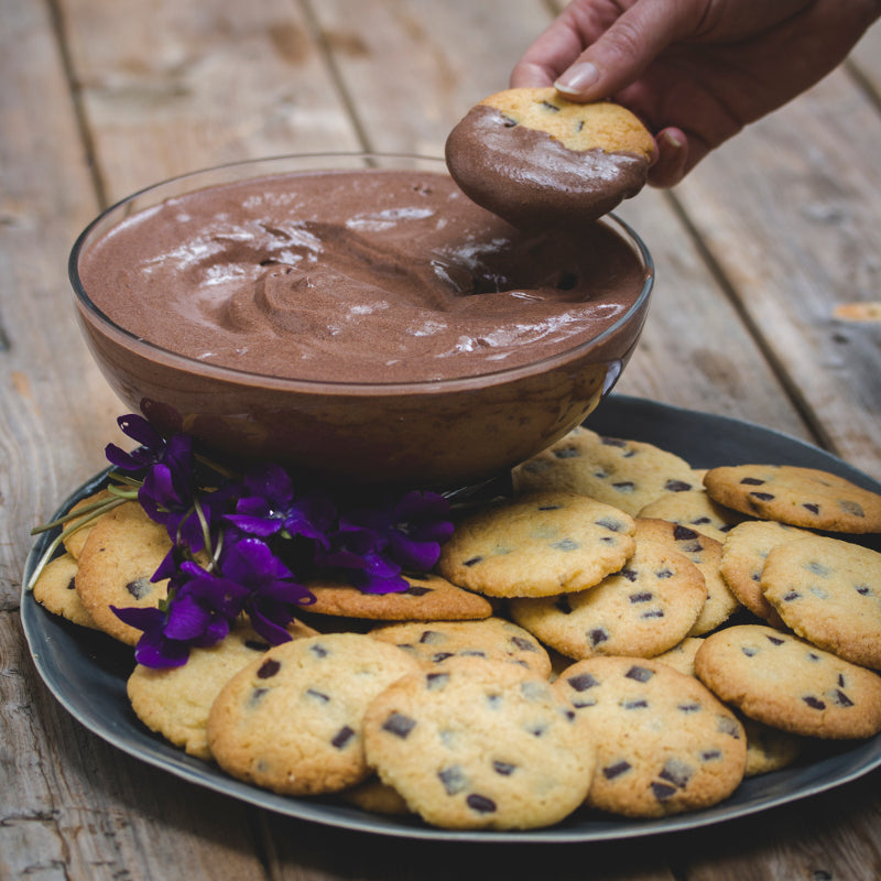 Chocolate Mousse Cookie Scoop