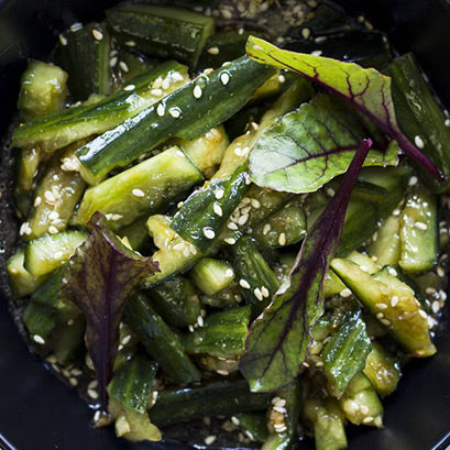 Crushed Cucumber Salad