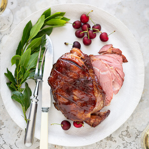 Gammon with Plum Glaze