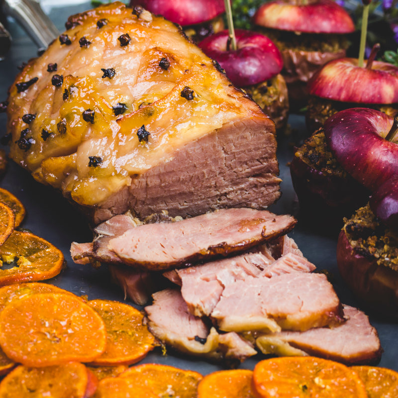 Glazed Gammon with Mandarins