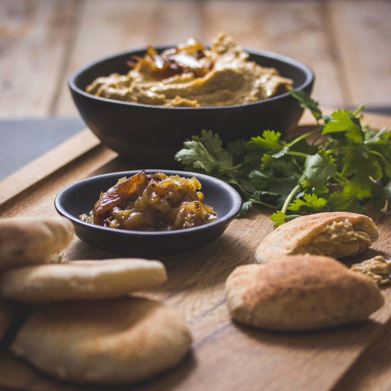 Hummus with Fried Onion