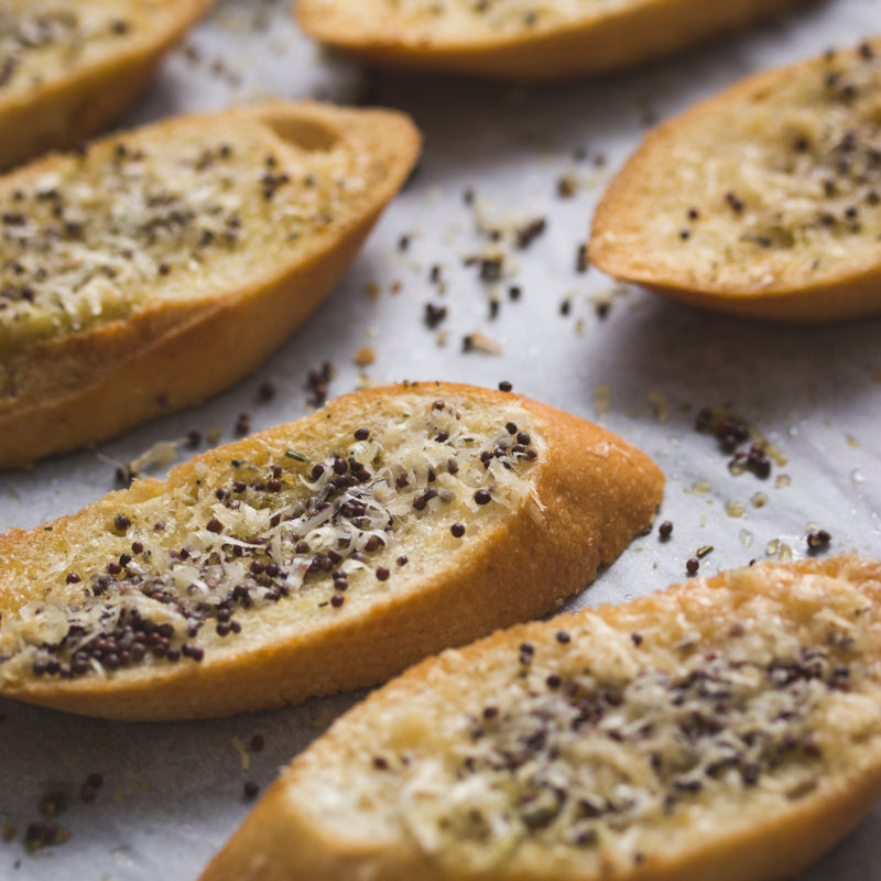 Mustard Seed Bruschetta
