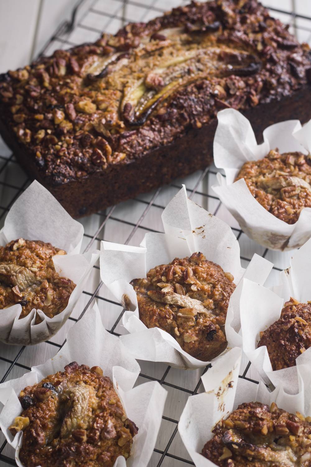 Wholewheat Banana Loaf and Muffins