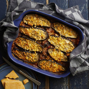 Aubergine Bake with Spaghetti