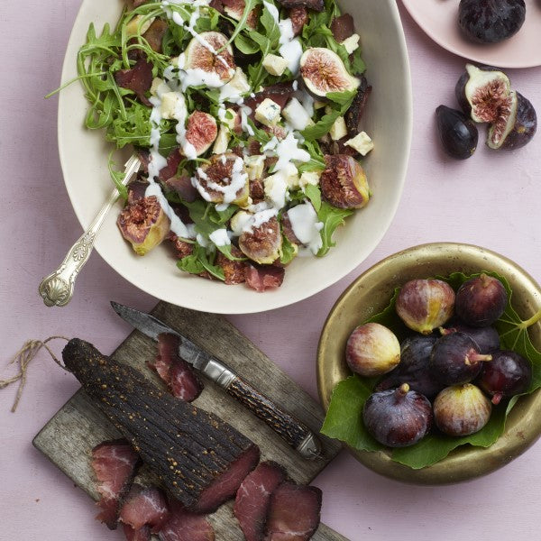 Biltong Salad with Blue Cheese and Figs