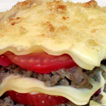 Best Meat Lasagne with Fresh Tomato