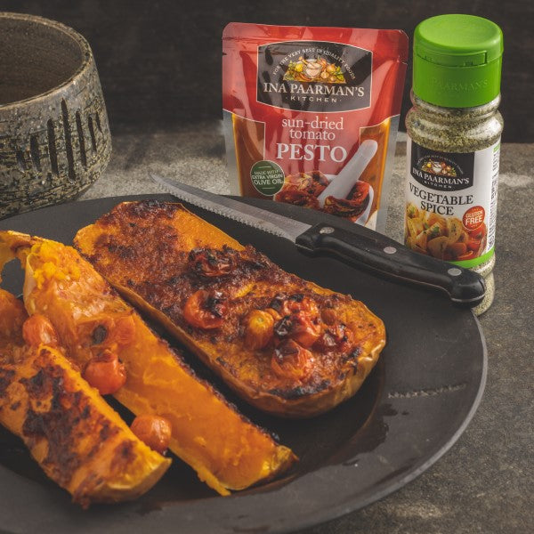 Baked Butternut with Tomato
