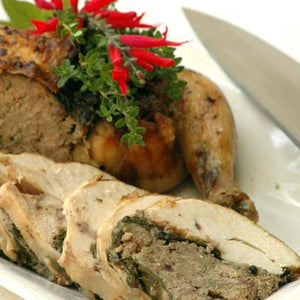 Boned Stuffed Chicken