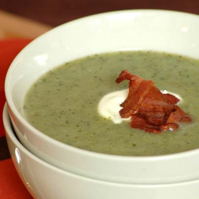 Broccoli Soup with Bacon