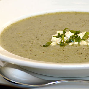 Broccoli Soup with Feta Cheese