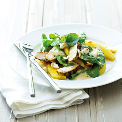 Cajun Chicken Salad with Mango