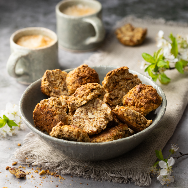 Carrot Cake Rusks with Pecans