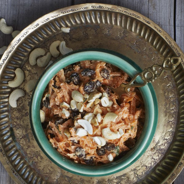 Carrot Raita with Cashew Nuts