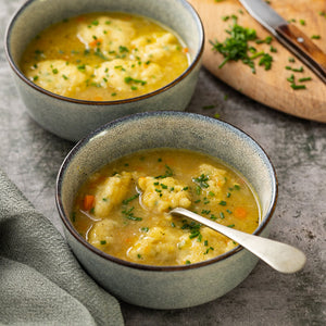 Chicken Soup with Herb Dumplings