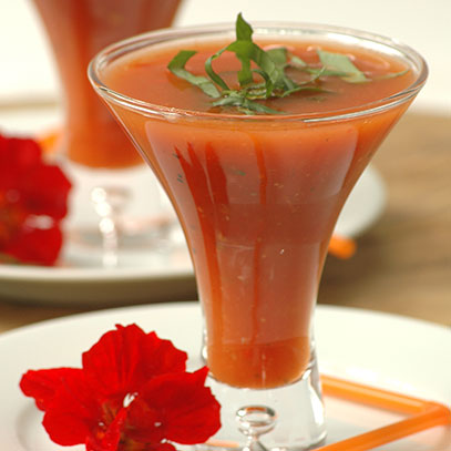 Chilled Red Pepper Soup - Express Method